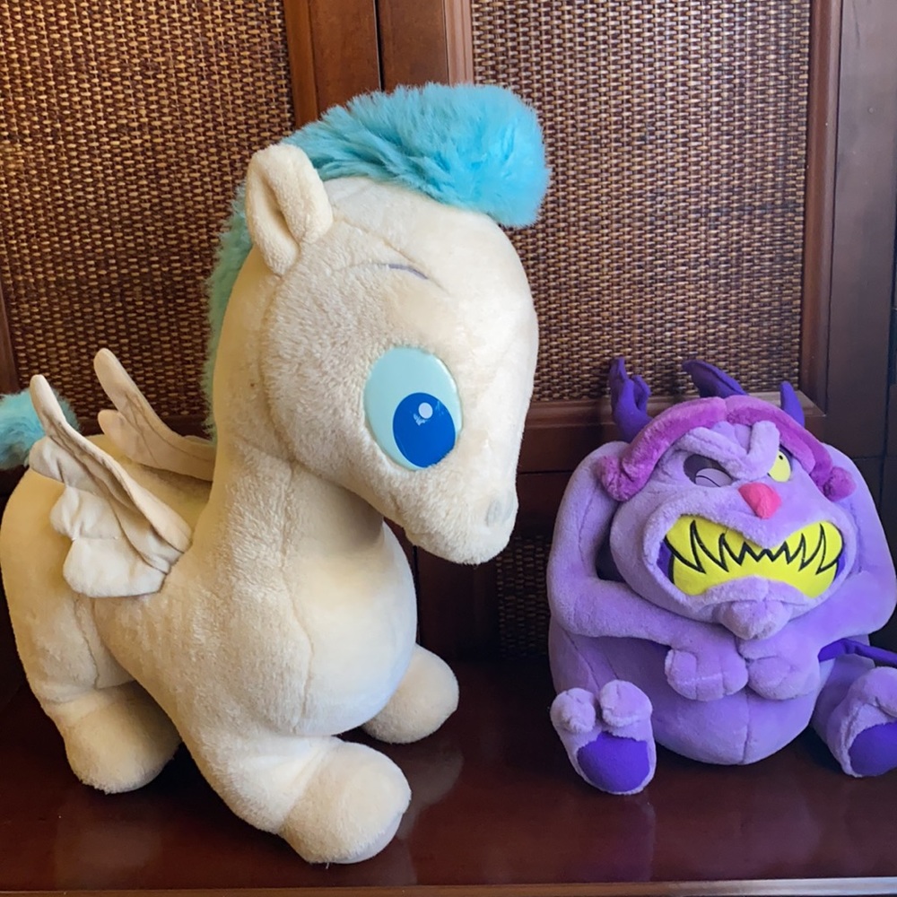 Vtg 1990's Disney Hercules Jumbo Baby Pegasus 21" Plush & Rare  HERCULES PAIN